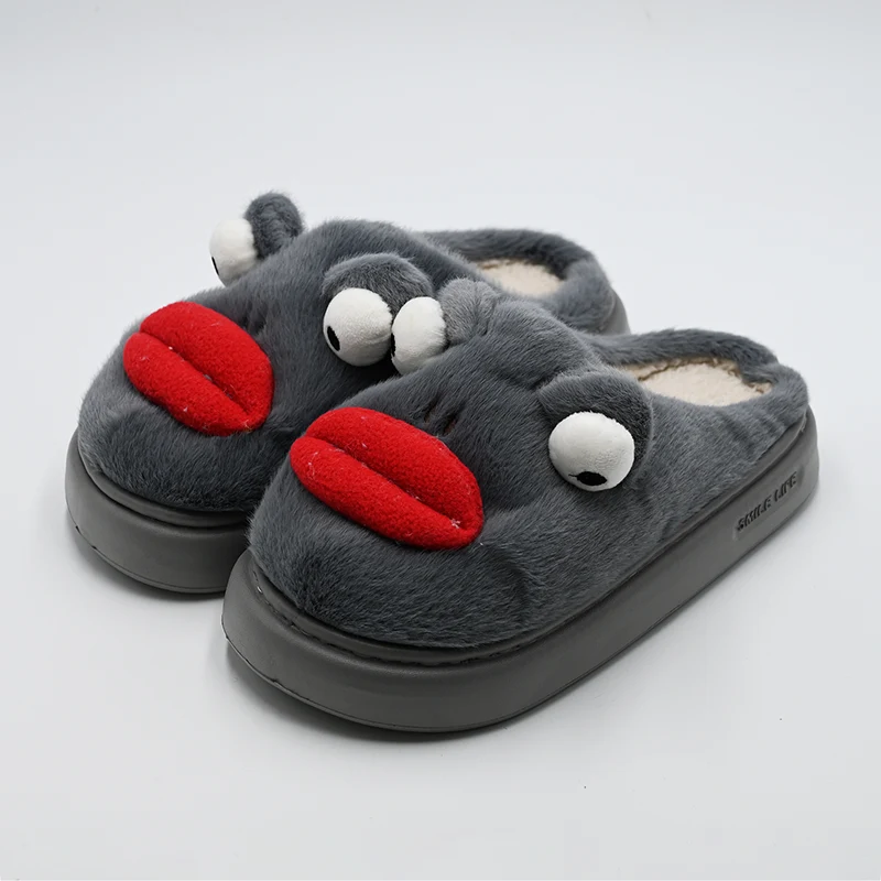 Aho handiaren igel kotoizko zapatilak